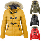 Winterjas met kraag voor dames