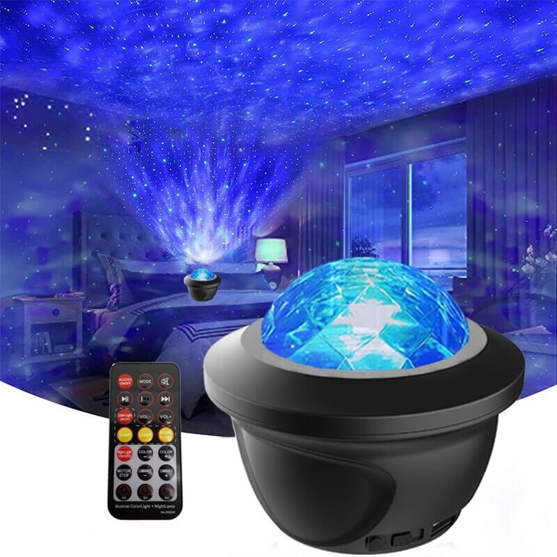 Projector met sterrenstelselmotief