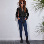 Crop tussenjas voor dames