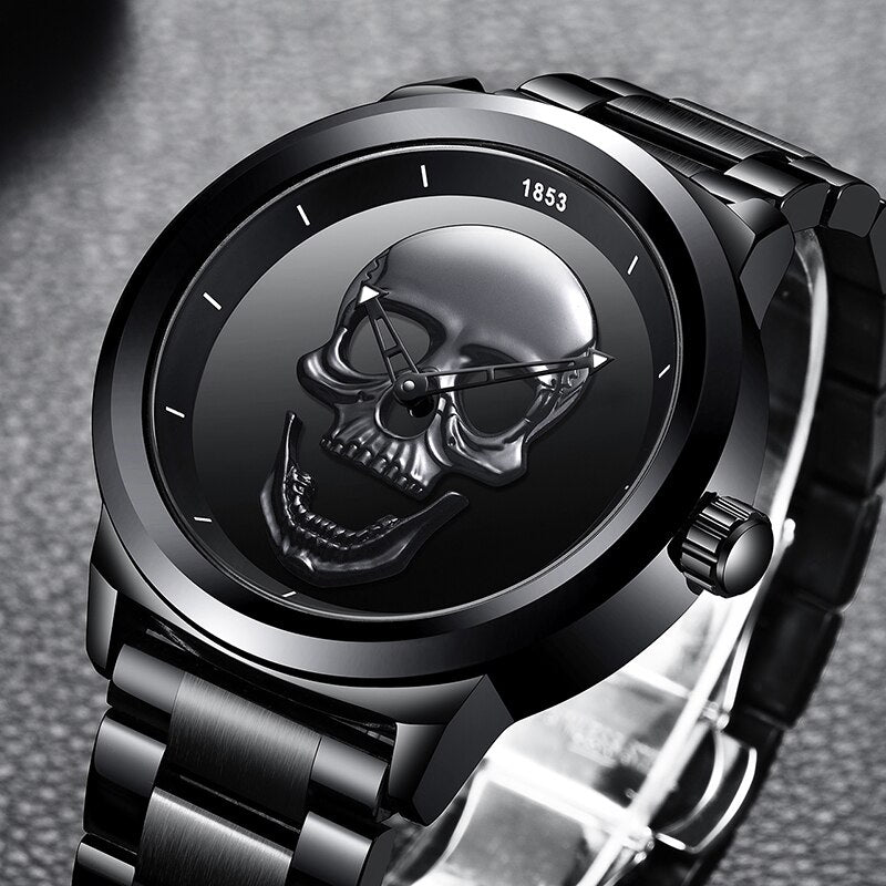 Horloge met schedelmotief LIGE