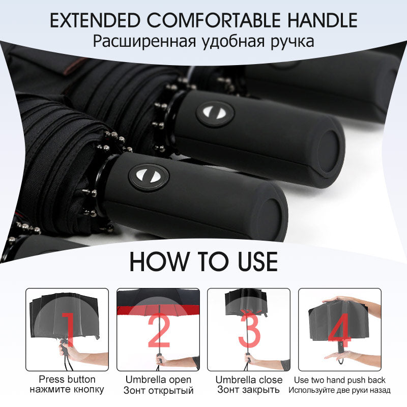 Windproof stormparaplu