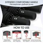 Windproof stormparaplu