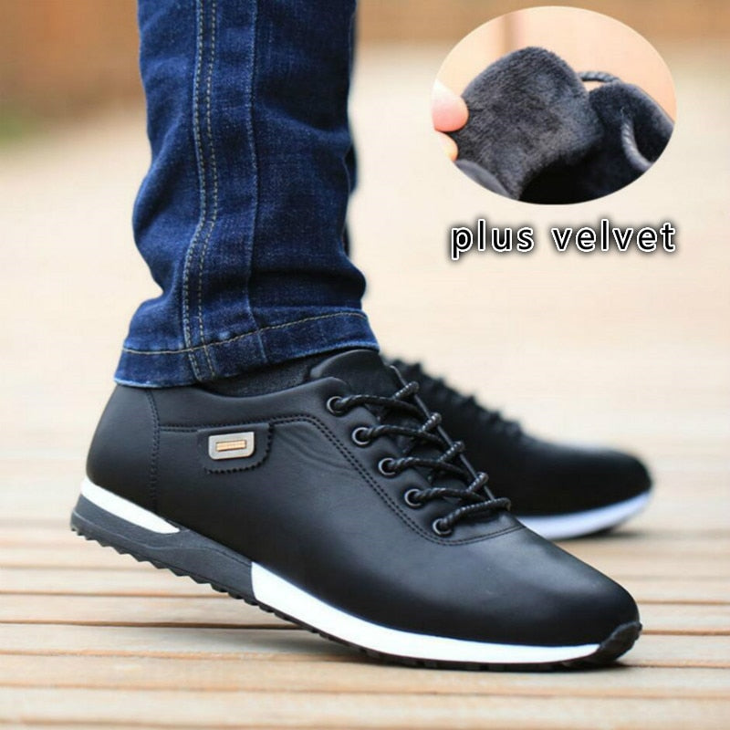 Herensneakers met zachte fluwelen voering
