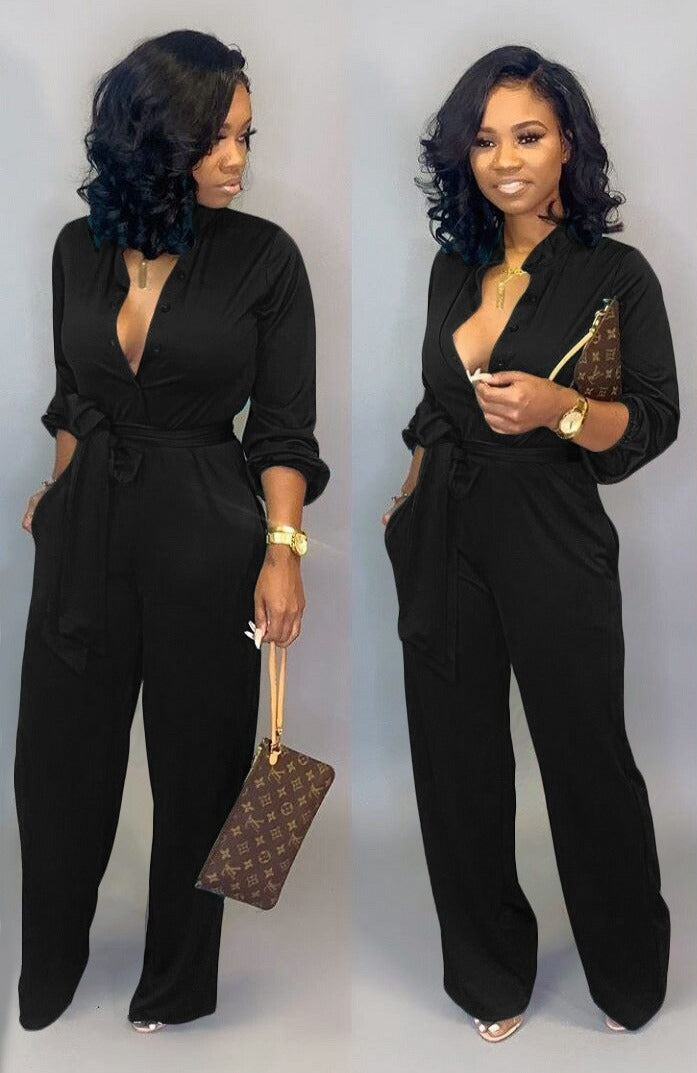 Lange mouwen jumpsuit