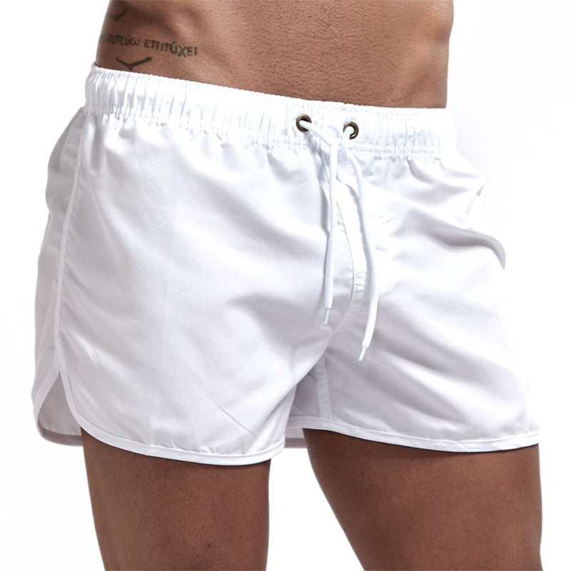 Redouane | Herenzwemshort met achterzak en trekkoord