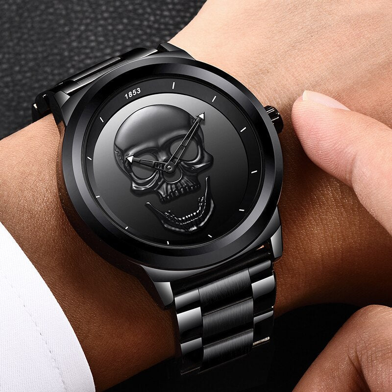 Horloge met schedelmotief LIGE