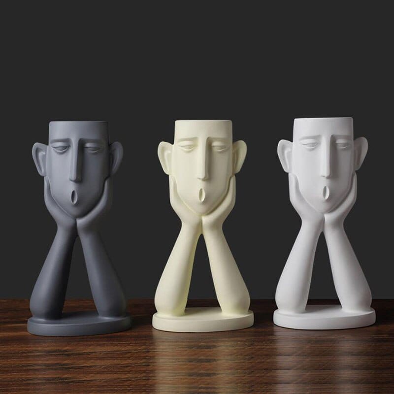 Sculptuurvaas en pennenhouder