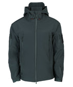 Heren tactische winddichte softshell jas met capuchon