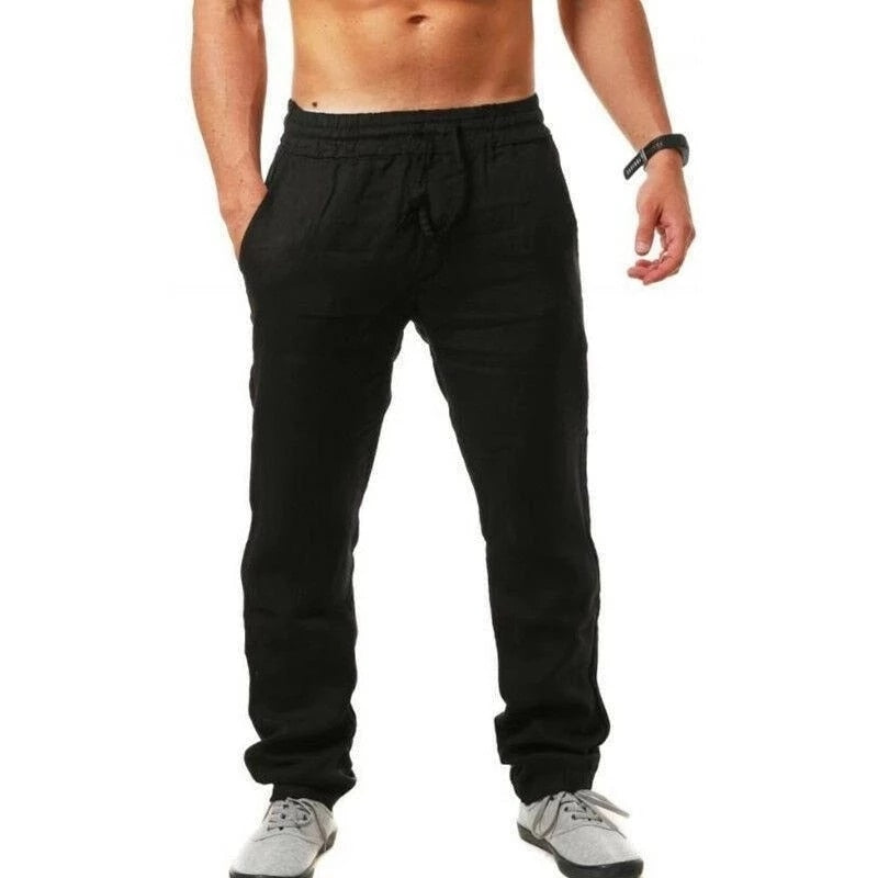Lukas linnen pantalon voor heren