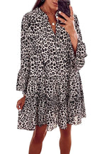 Flared jurk Geo