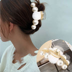 Haarclip met pareldecoratie