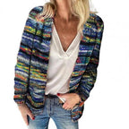 Stijlvol dames regenboogvest