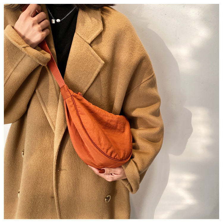 Half moon crossbody bag