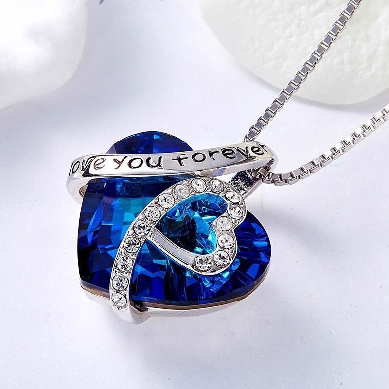 Kristallen ketting I Love You Forever — afbeelding 3