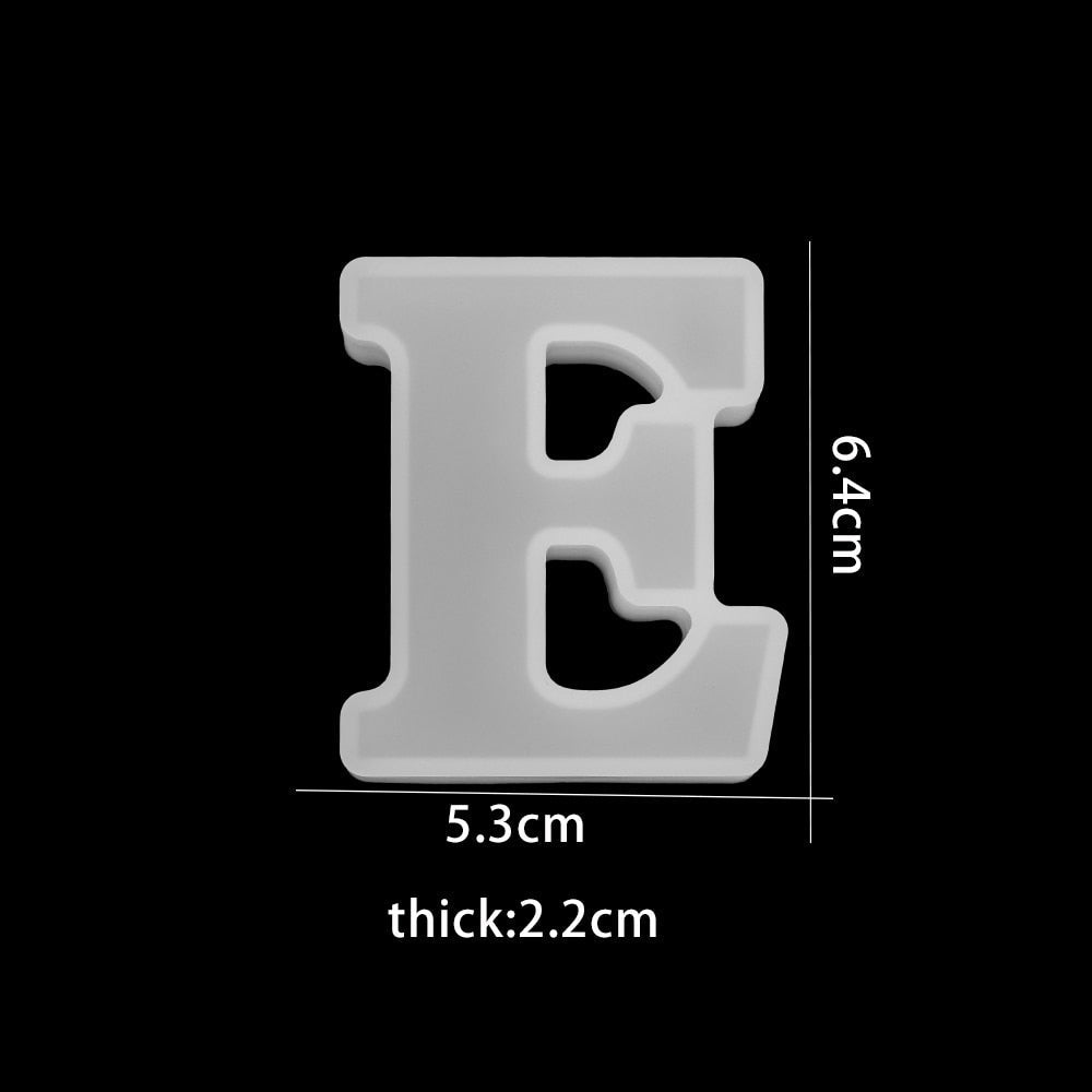 3D siliconen mal om chocoladeletters te gieten – bakplezier — afbeelding 14