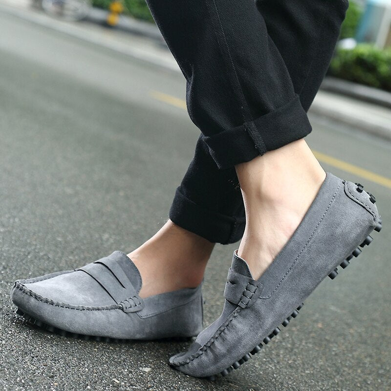 Suède herenloafers voor casual outfits