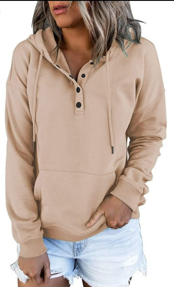 Hoodie, voorzien van zakken