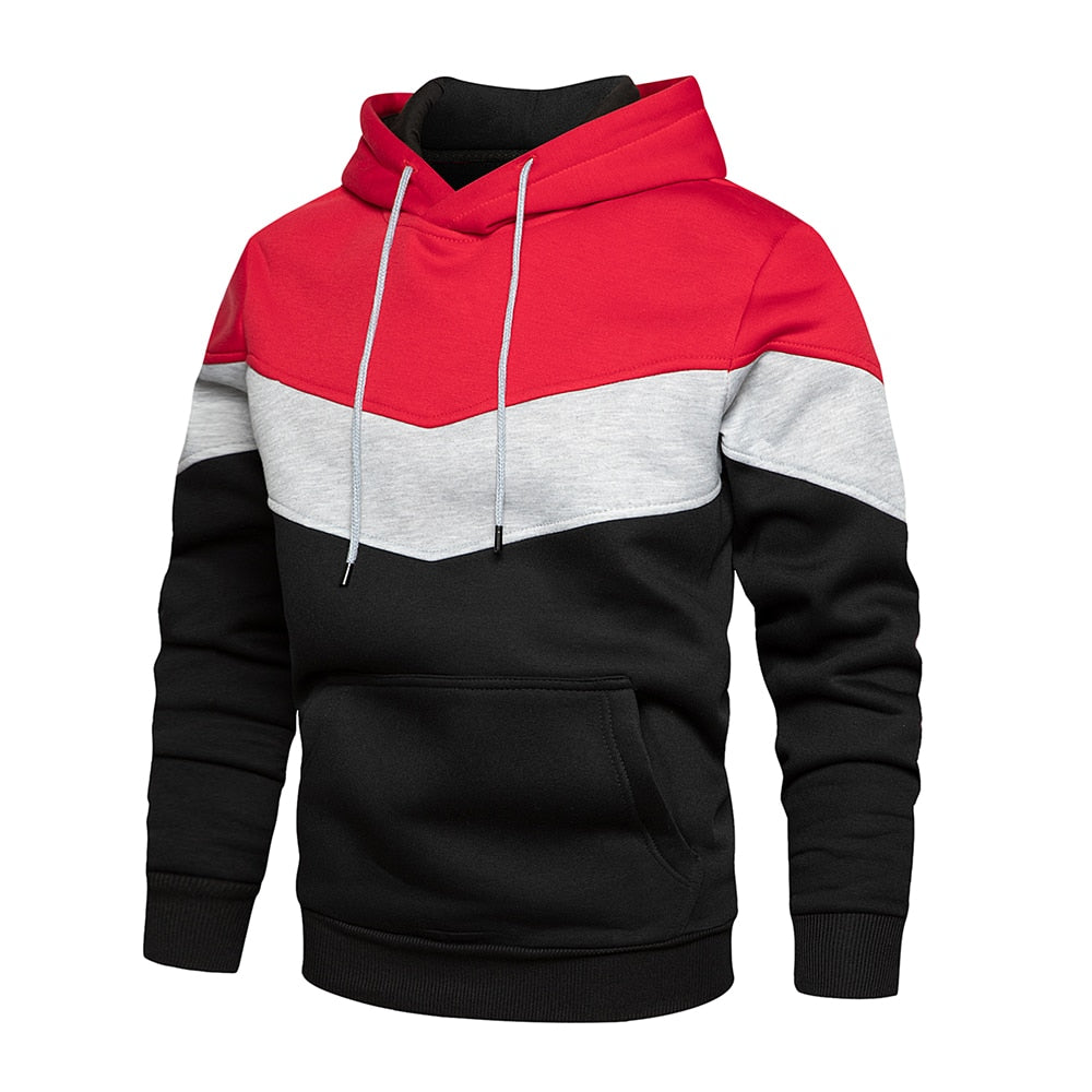 Heren hoodie van katoen-polyester-mix