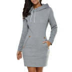 Jurk met capuchon Laura