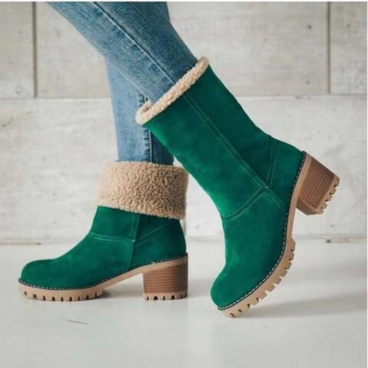 Womens fashion – vouwbare zachte laarzen