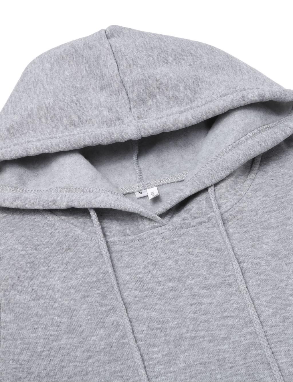 Sweatshirt jurk met hoodie voor dames