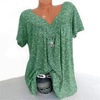 Dames boho zomerblouse met bloemenprint