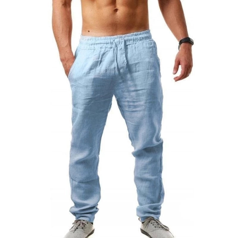 Lukas linnen pantalon voor heren