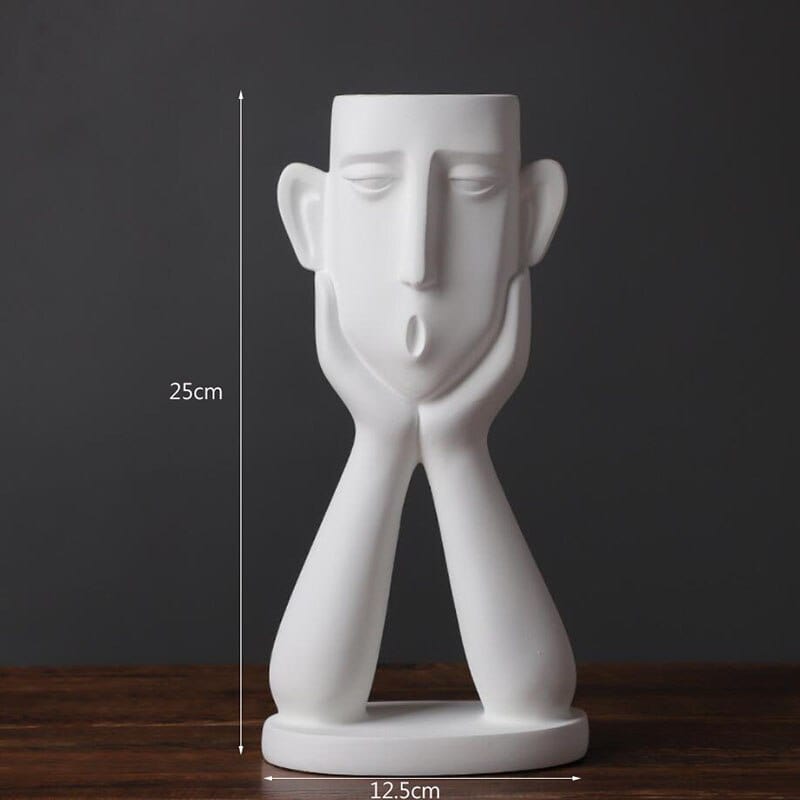 Sculptuurvaas en pennenhouder