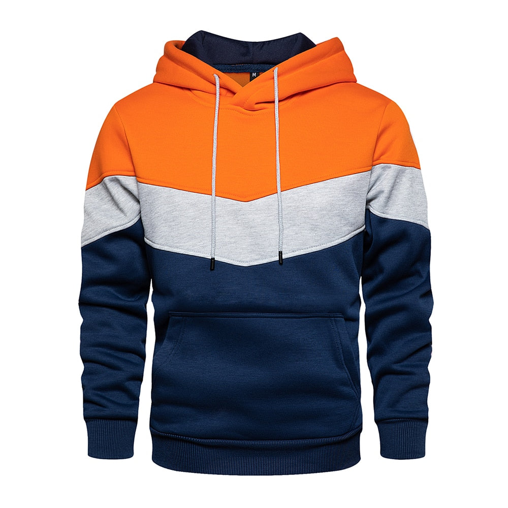 Heren hoodie van katoen-polyester-mix