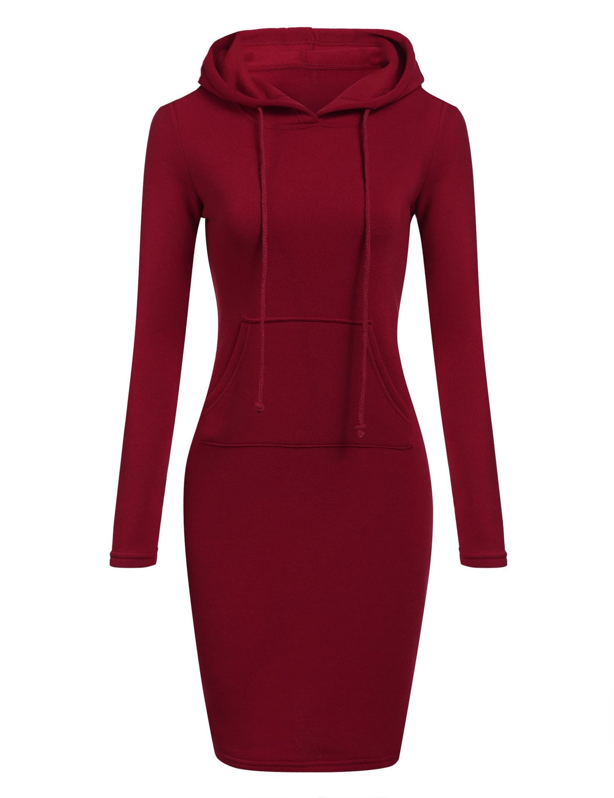 Sweatshirt jurk met hoodie voor dames