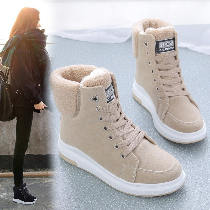 Snowboots met voering voor dames