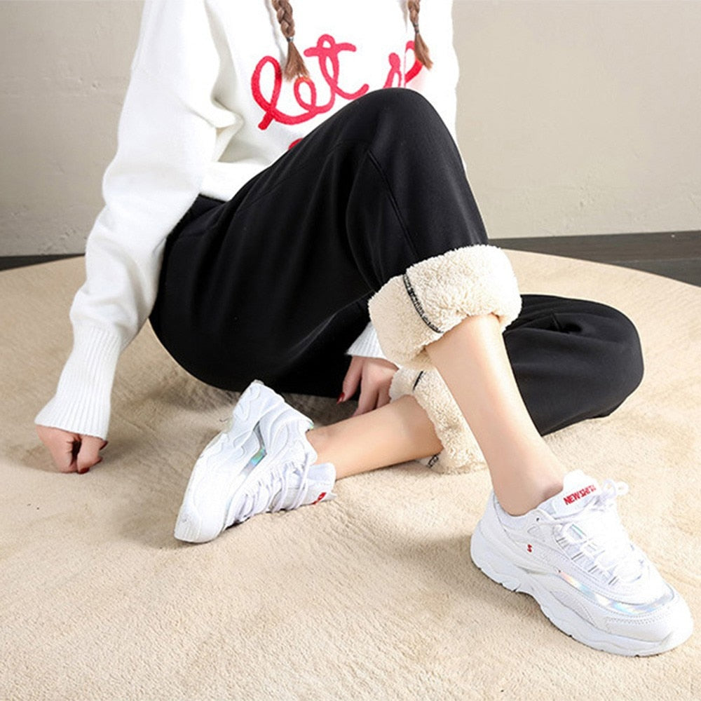Fleece joggingsbroek