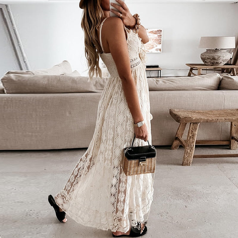 Zomerse mara maxidress