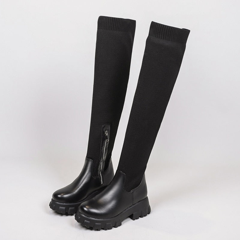 Vegan leren boots voor dames