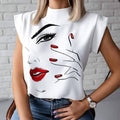 Dames-T-shirt met tekstprint
