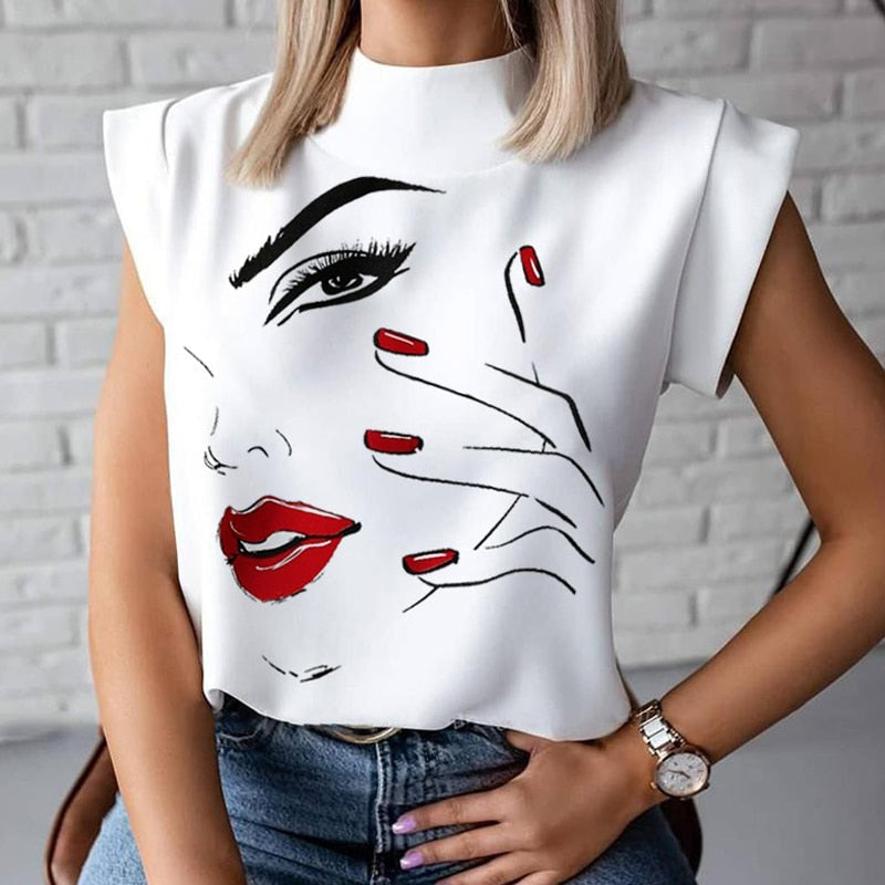 Dames-T-shirt met tekstprint