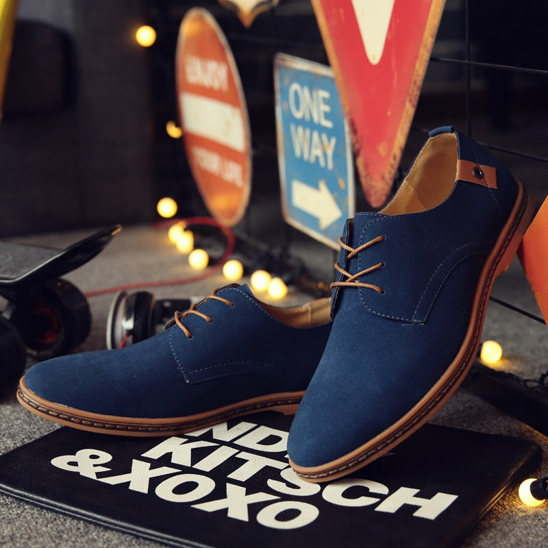 Klassieke herenveterschoenen in Oxfordstijl