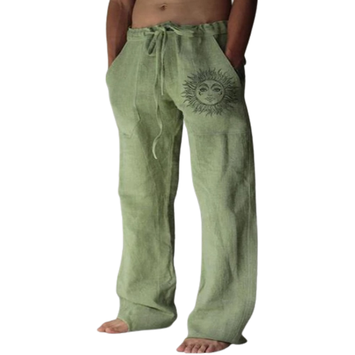 Lichte & comfortabele heren zomerbroek van linnen