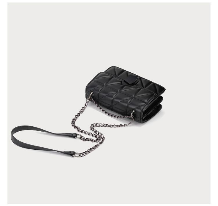 Lilly luxury tas – designer vintage tas met ruitvormig patroon