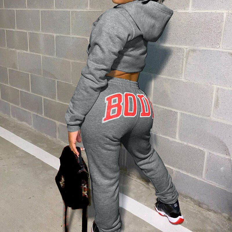 Sweatshirt en joggingsbroek voor dames