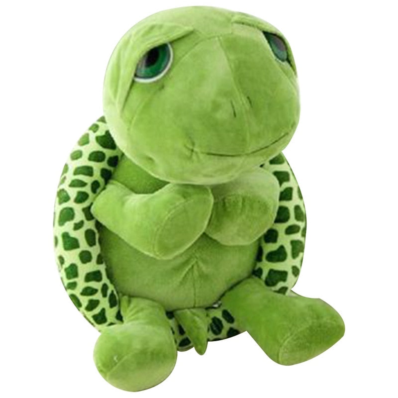 Zachte pluchen schildpadknuffel met realistisch ontwerp