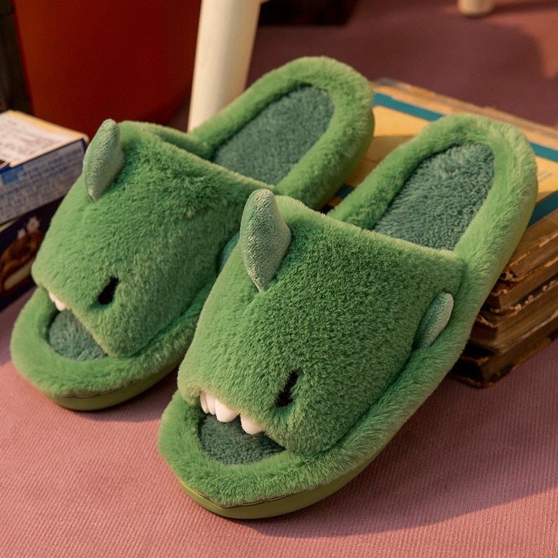 Wollen winterpantoffels met haaienmotief — afbeelding 8