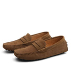 Italiaanse suède loafers