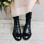 Vintage dames enkellaarzen – Liva
