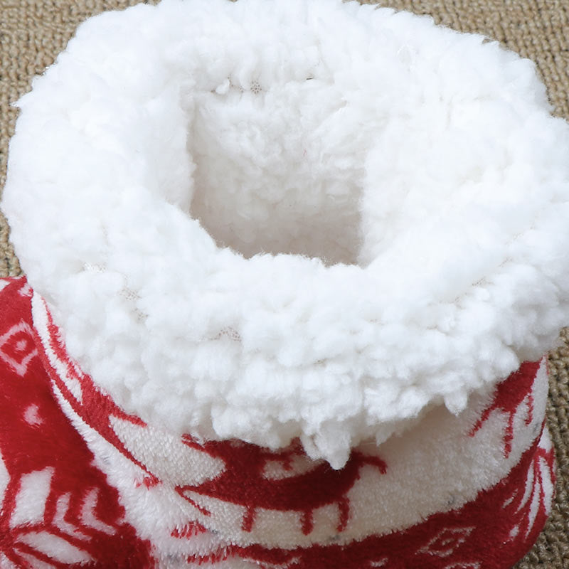 Kerst sloffen met rendier voor dames