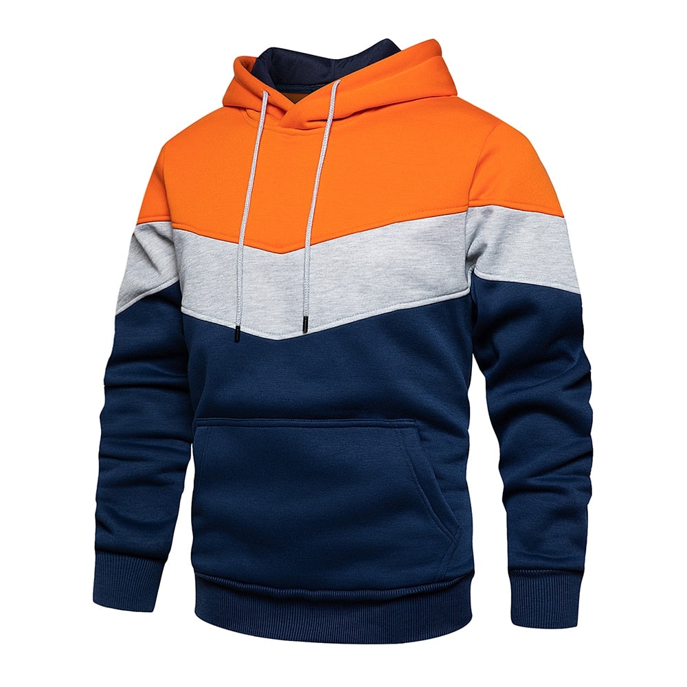 Heren hoodie van katoen-polyester-mix