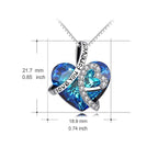 Kristallen ketting I Love You Forever — afbeelding 10