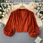 Satijnen blouse voor dames – Noor