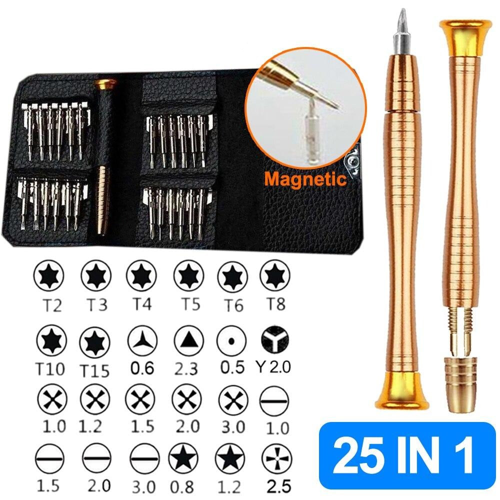 25 in 1 magnetische torx set