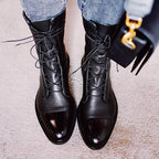 Vintage dames enkellaarzen – Liva